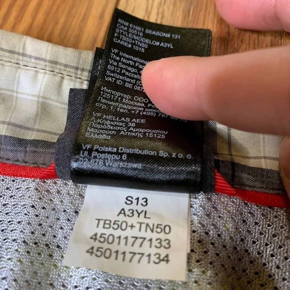 North Face Mens Medium‎ Pine Knot Plaid Shirt